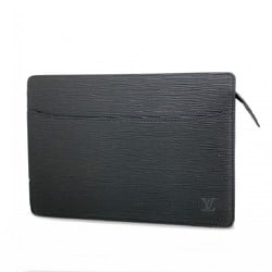 Louis Vuitton Clutch Bag Epi Pochette Homme M52522 Noir Men's Women's