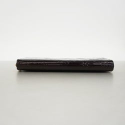 Louis Vuitton Long Wallet Vernis Zippy M93522 Amarante Ladies