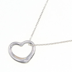 Tiffany Necklace Elsa Peretti Heart SV Sterling Silver 925 Pendant Choker Women's TIFFANY & CO