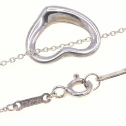 Tiffany Necklace Elsa Peretti Heart SV Sterling Silver 925 Pendant Choker Women's TIFFANY & CO