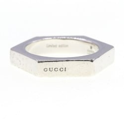 Gucci Ring Hexagon SV Sterling Silver 925 for Women and Men Limited Edition GUCCI