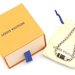 Louis Vuitton Necklace Monogram Eclipse Collier Chain M62588 Pendant Men's LOUIS VUITTON