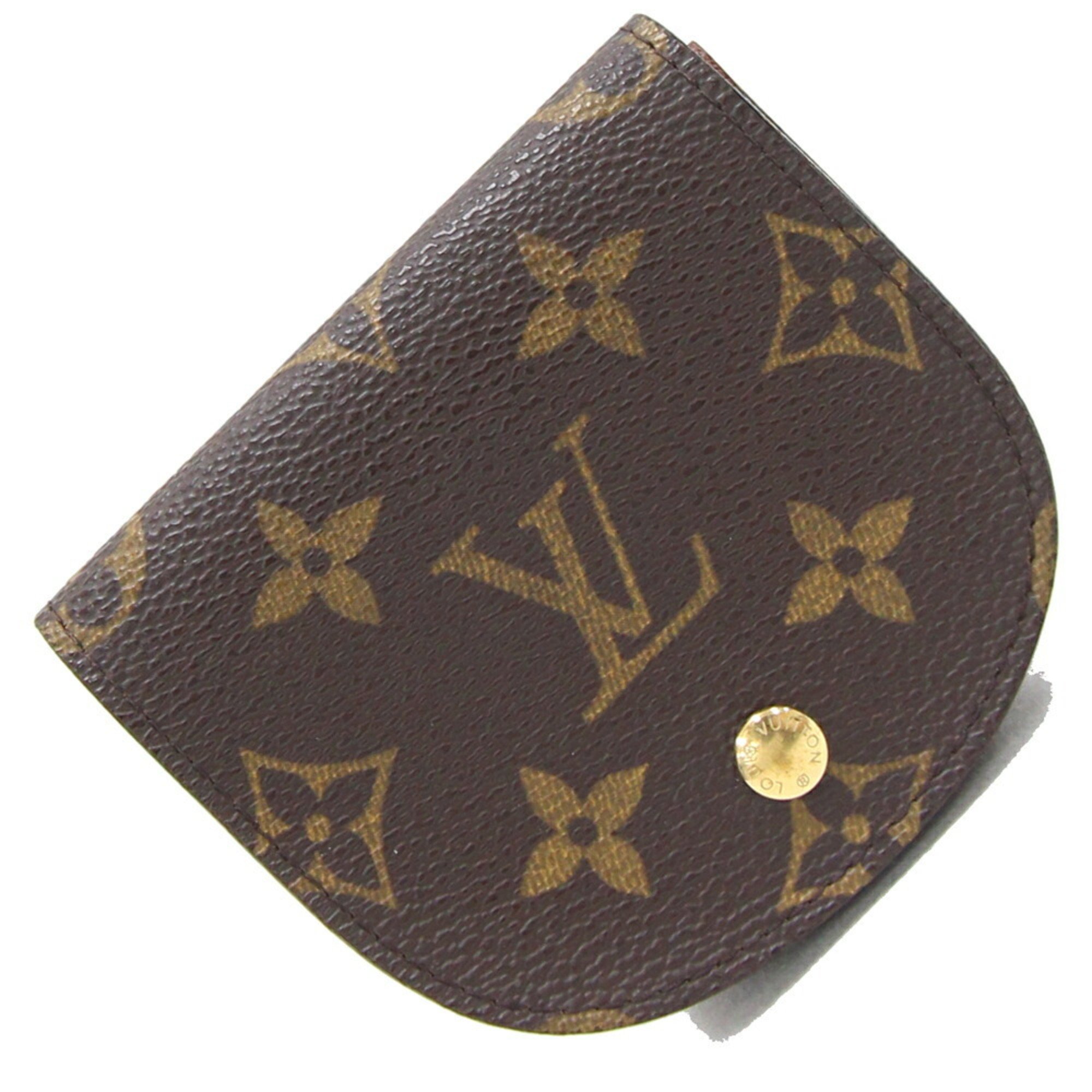 Louis Vuitton Coin Case Monogram Portemonnay Guze M61970 Purse Compact Wallet Women Men LOUIS VUITTON