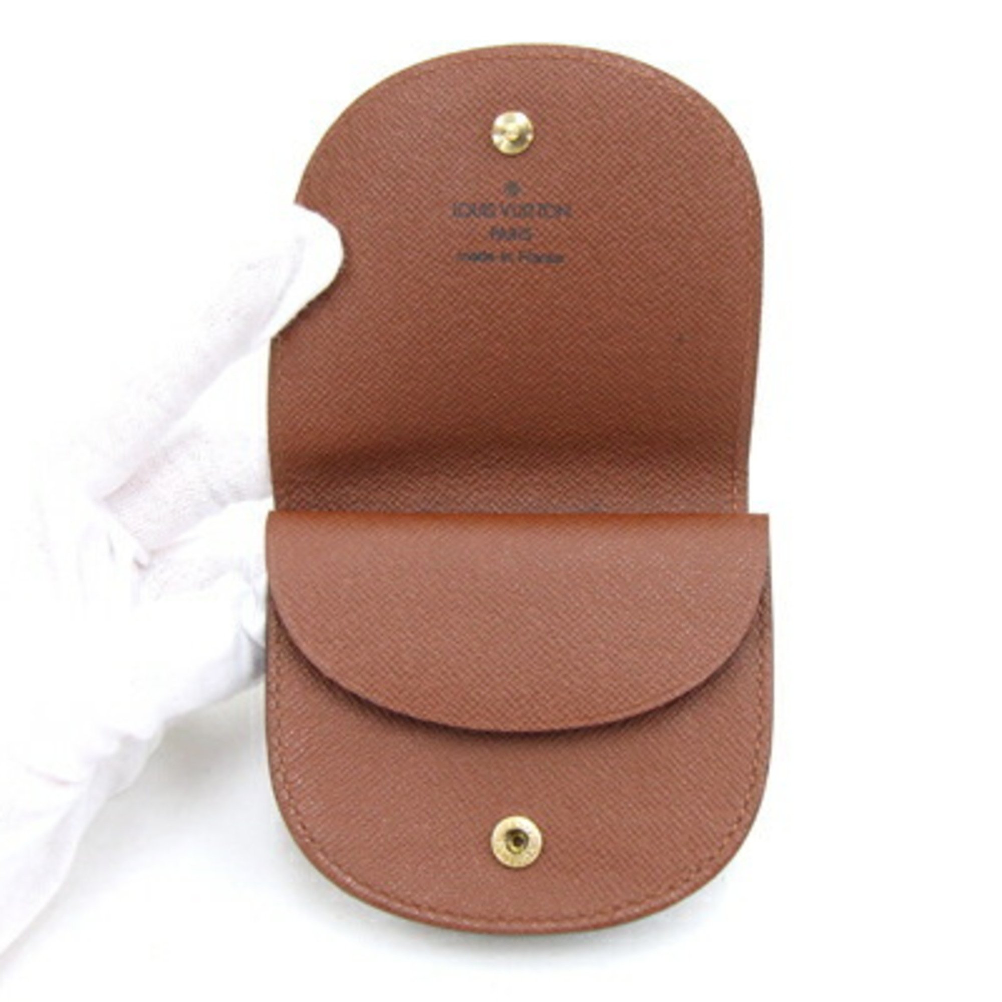 Louis Vuitton Coin Case Monogram Portemonnay Guze M61970 Purse Compact Wallet Women Men LOUIS VUITTON