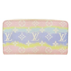 Louis Vuitton LOUIS VUITTON Wallet Escal Women's Long Leather Zipper Pastel M69110 Round