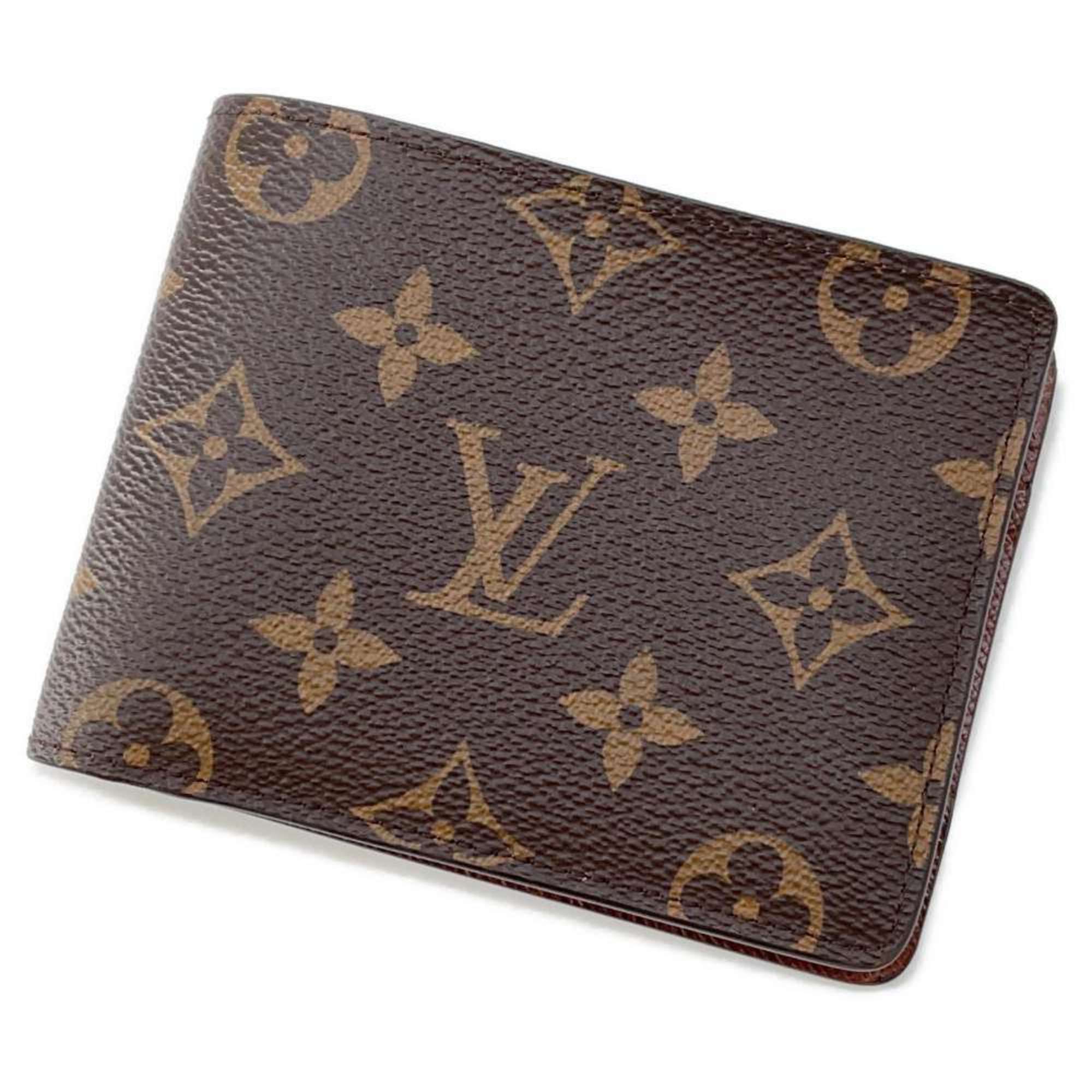 Louis Vuitton Wallet Monogram Bi-fold Portefeuille Multiple M60895 Compact