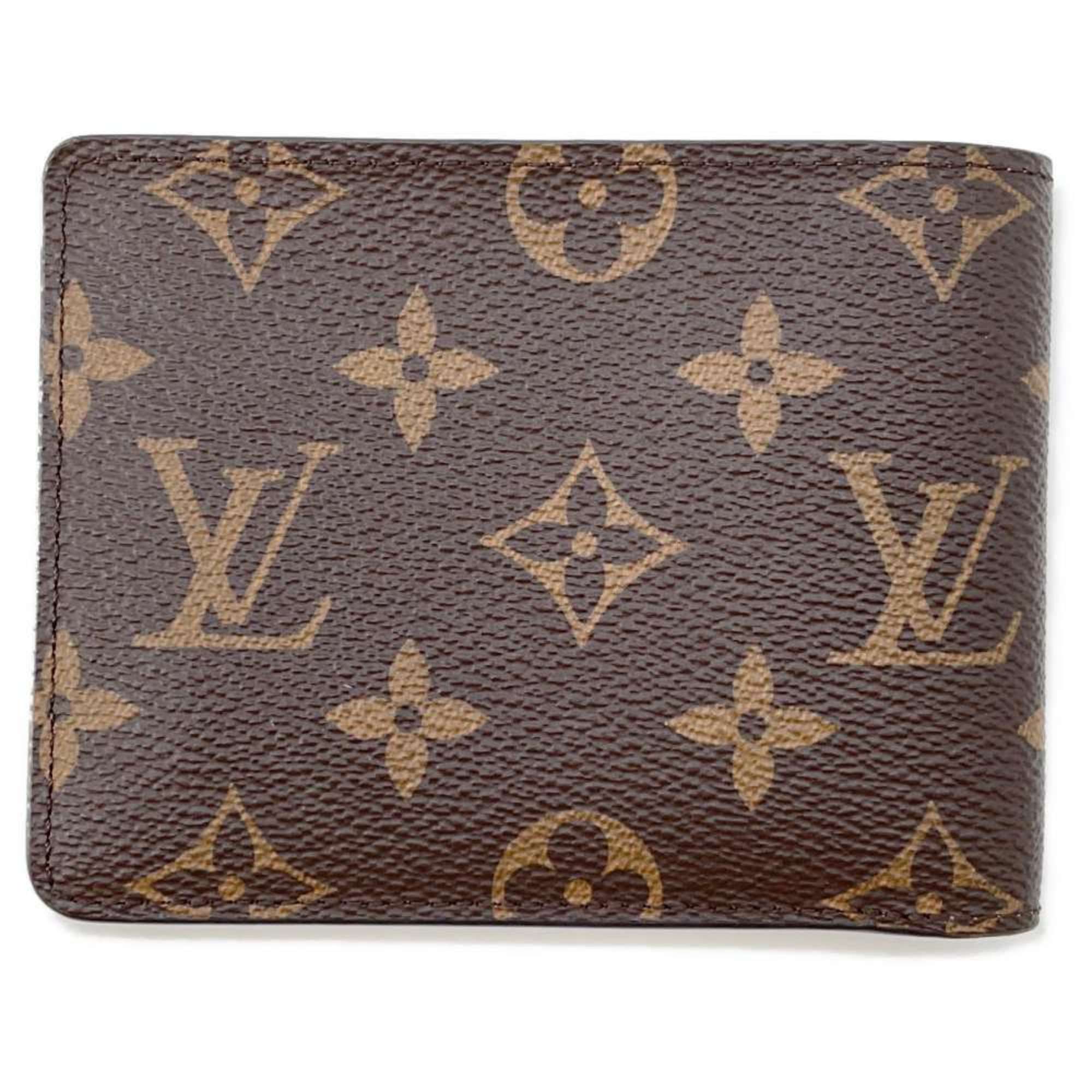 Louis Vuitton Wallet Monogram Bi-fold Portefeuille Multiple M60895 Compact