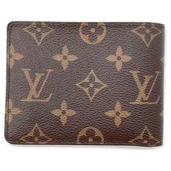 Louis Vuitton Wallet Monogram Bi-fold Portefeuille Multiple M60895 Compact