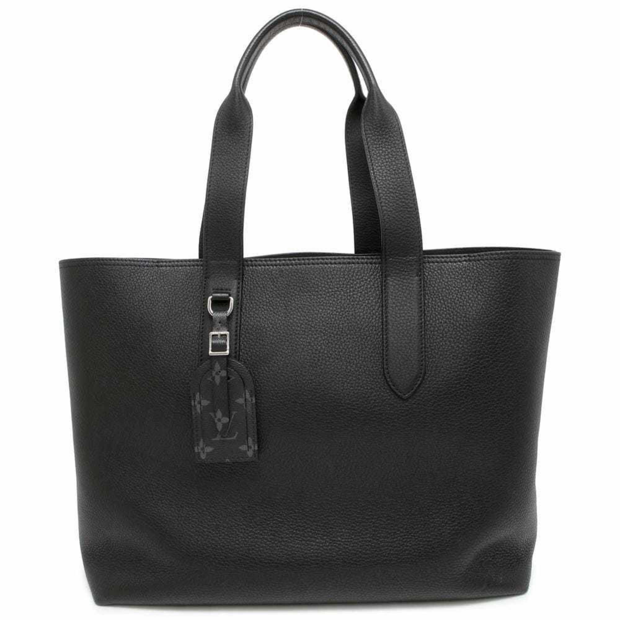 Louis Vuitton Tote Bag Taurillon Leather Cabas Voyage NV M52817 LOUIS VUITTON Black