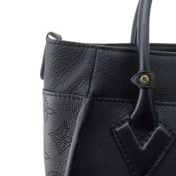 Louis Vuitton Handbag On My Side PM Calf Leather Monogram Mahina M21546 2way Shoulder Bag Black