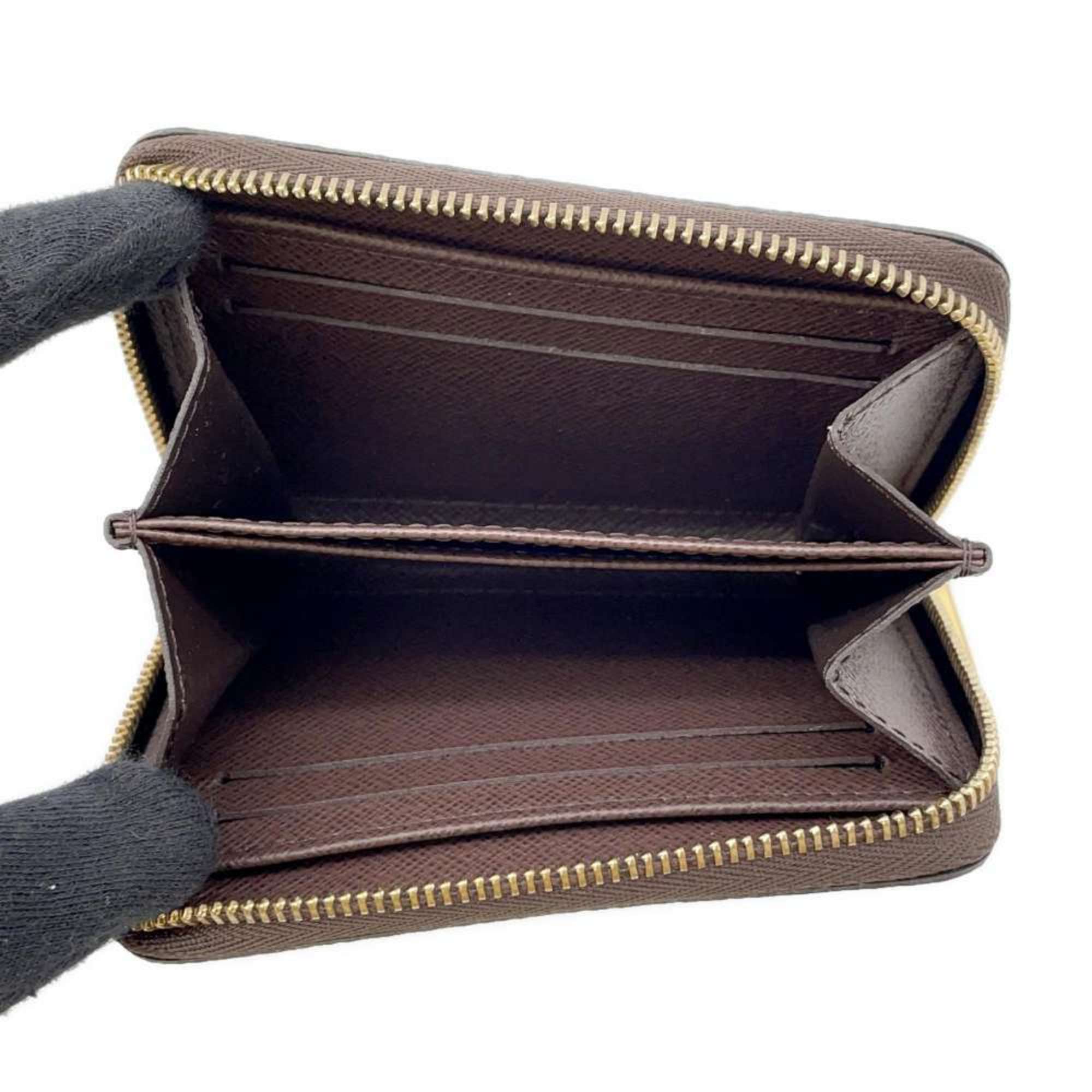 Louis Vuitton Wallets & Coin Cases Damier Ebene Zippy Purse N63070 LOUIS VUITTON Wallet