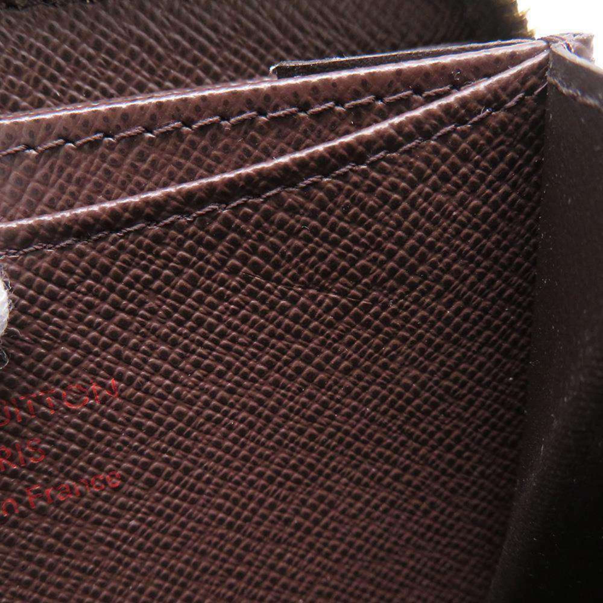 Louis Vuitton Wallets & Coin Cases Damier Ebene Zippy Purse N63070 LOUIS VUITTON Wallet