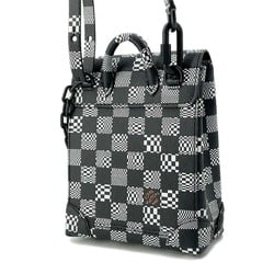 Louis Vuitton Shoulder Bag Damier Distorted Steamer N60453 Black