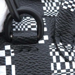 Louis Vuitton Shoulder Bag Damier Distorted Steamer N60453 Black