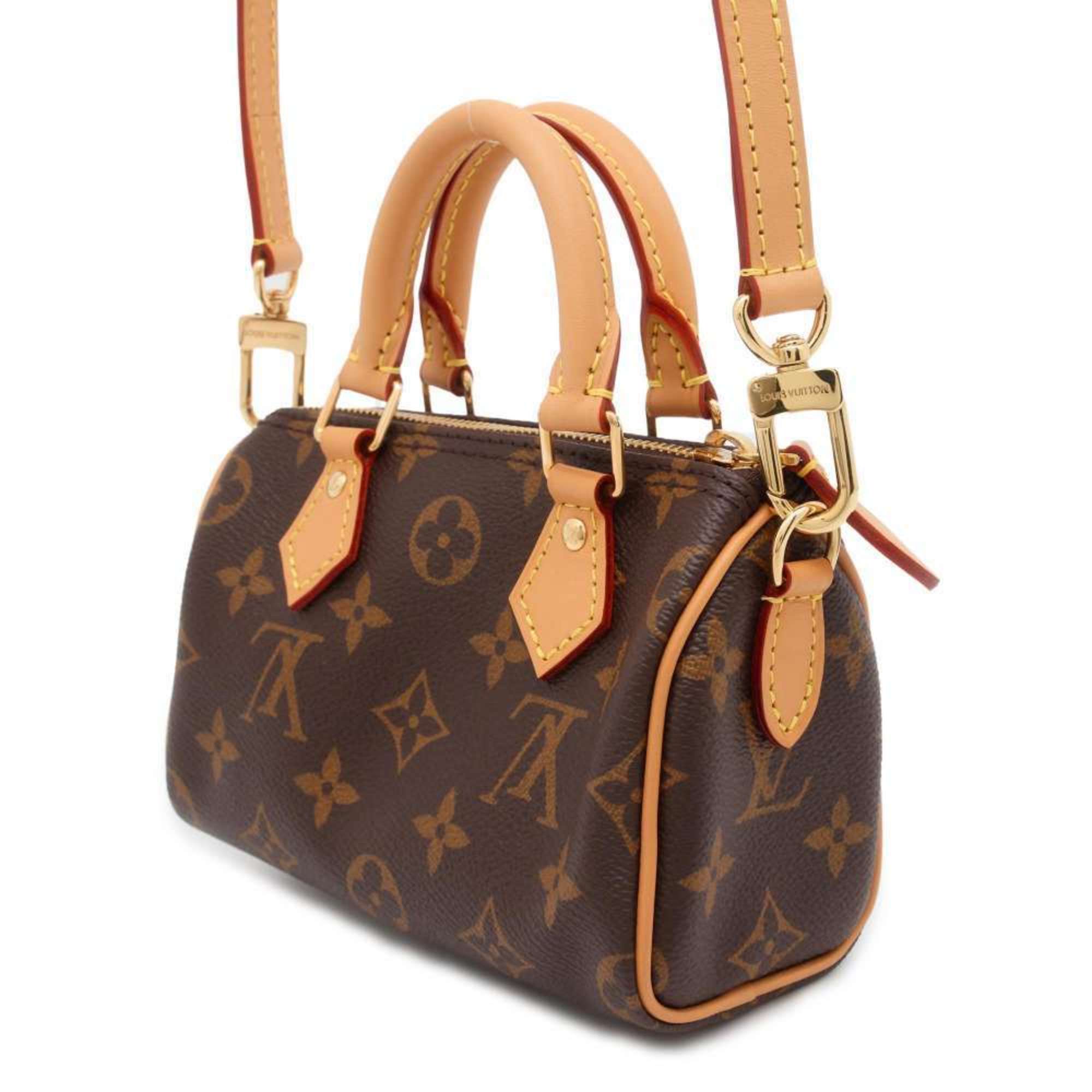 Louis Vuitton Handbag Monogram Nano Speedy M81085 LOUIS VUITTON 2way Shoulder Bag