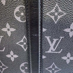 Louis Vuitton Bag Monogram Eclipse Sac Plat Horizontal Zip M45265 2way Shoulder Black