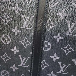 Louis Vuitton Bag Monogram Eclipse Sac Plat Horizontal Zip M45265 2way Shoulder Black