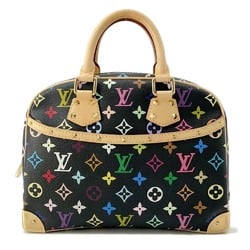 Louis Vuitton Handbag Monogram Multicolor Trouville M92662 LOUIS VUITTON Black