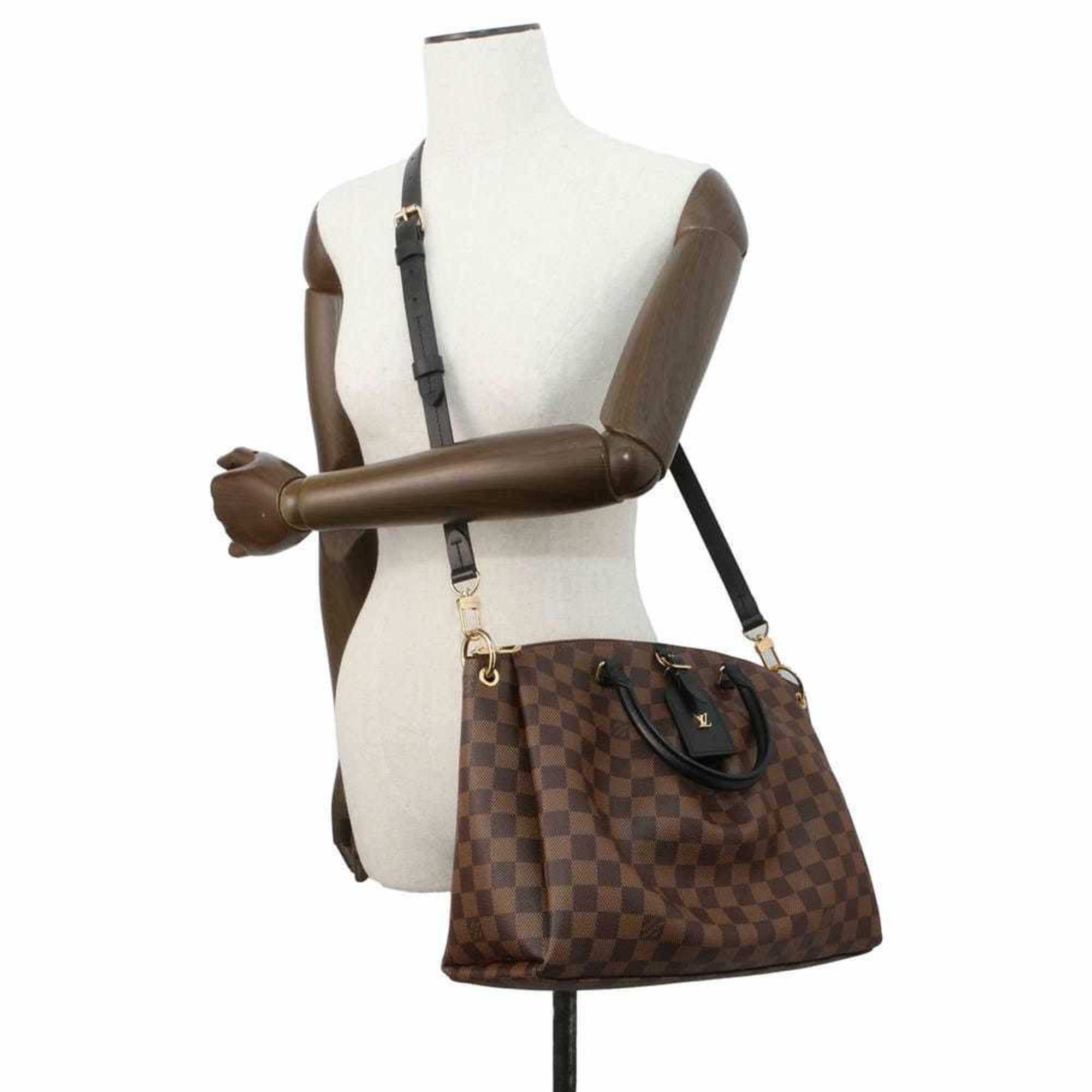 Louis Vuitton Tote Bag Damier Ebene Odeon MM N45283 LOUIS VUITTON 2way Shoulder Black