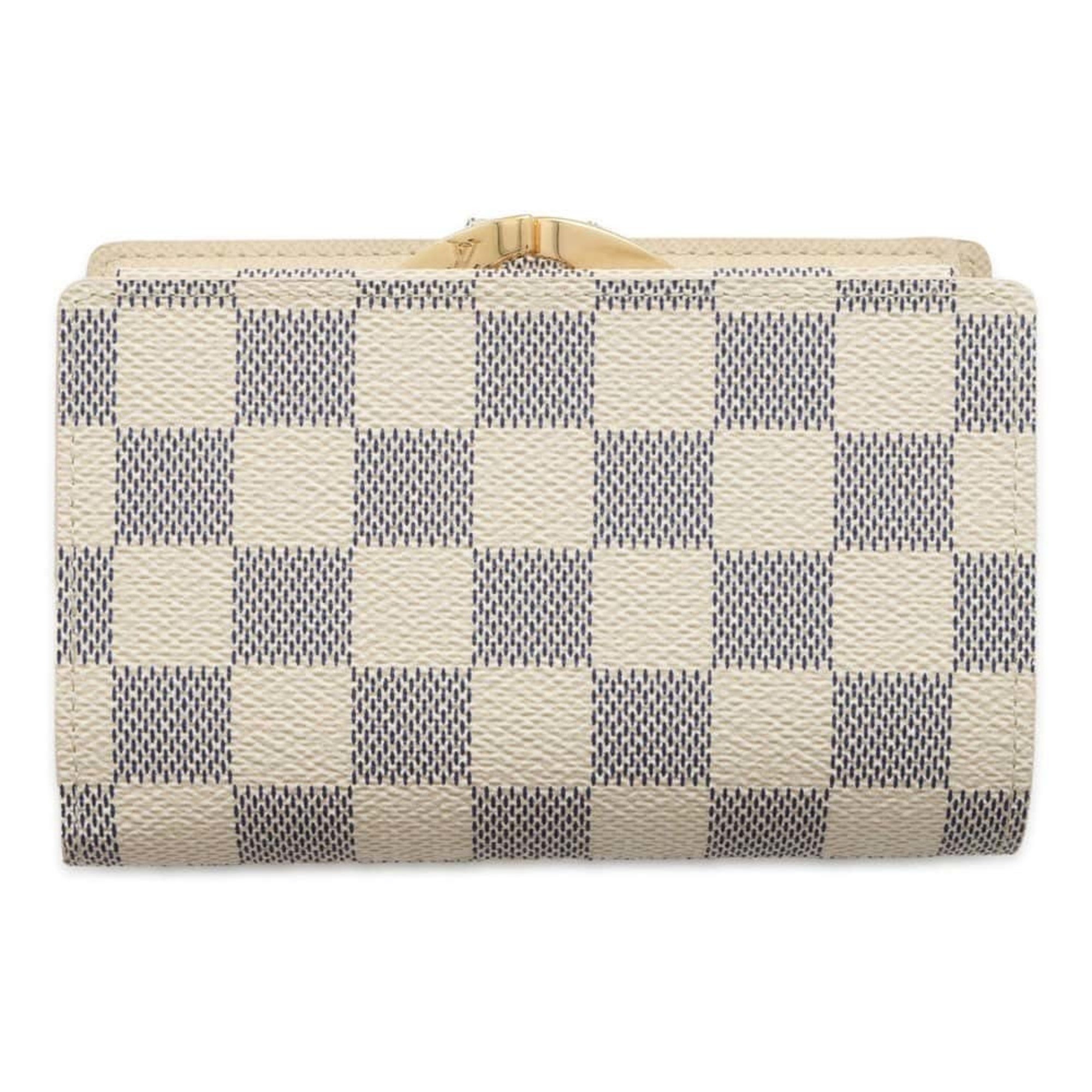 Louis Vuitton Bi-fold Wallet Damier Azur Portefeuille Viennois N61676 LOUIS VUITTON