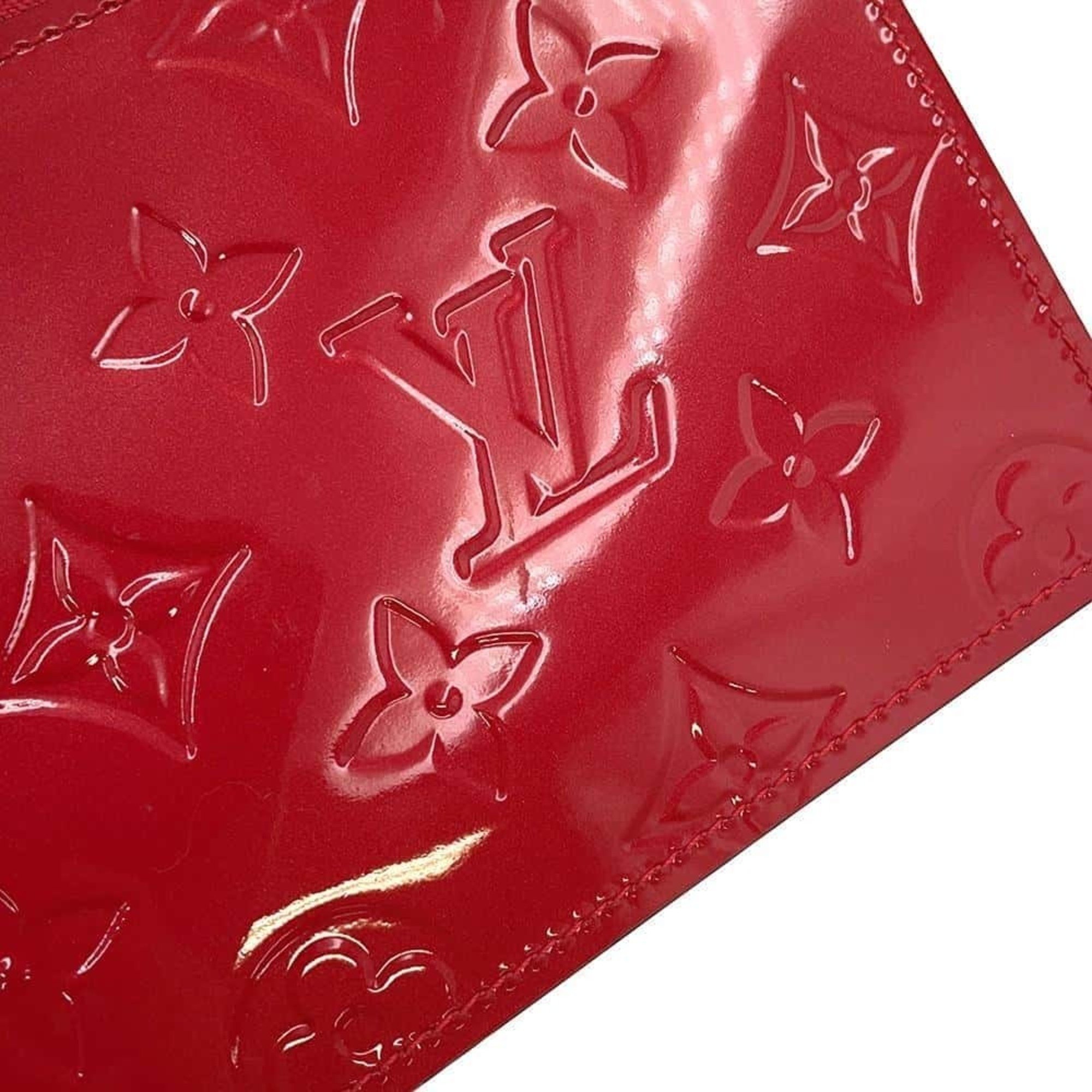 Louis Vuitton Chain Wallet Monogram Vernis Pochette Felicie M61293 LOUIS VUITTON Shoulder Bag Red