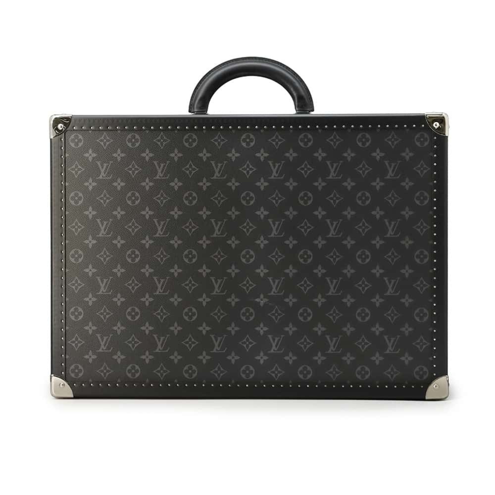 Louis Vuitton Trunk Monogram Eclipse Alzer 55 LOUIS VUITTON Bag Hard Case Black