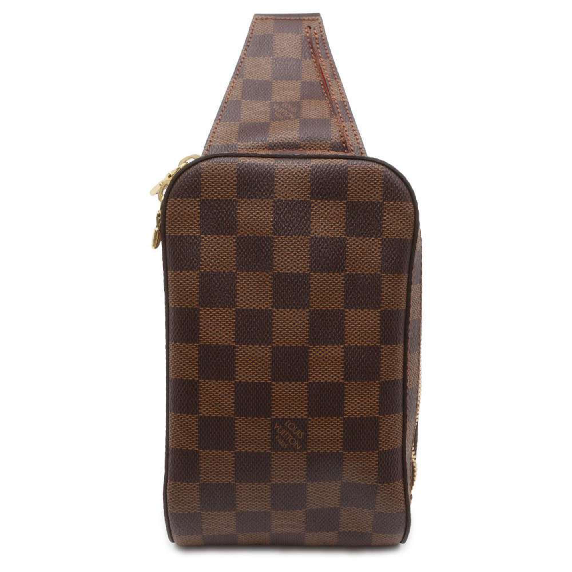 Louis Vuitton Body Bag Damier Ebene Geronimos N51994 LOUIS VUITTON Shoulder Waist Pouch Men's