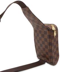 Louis Vuitton Body Bag Damier Ebene Geronimos N51994 LOUIS VUITTON Shoulder Waist Pouch Men's