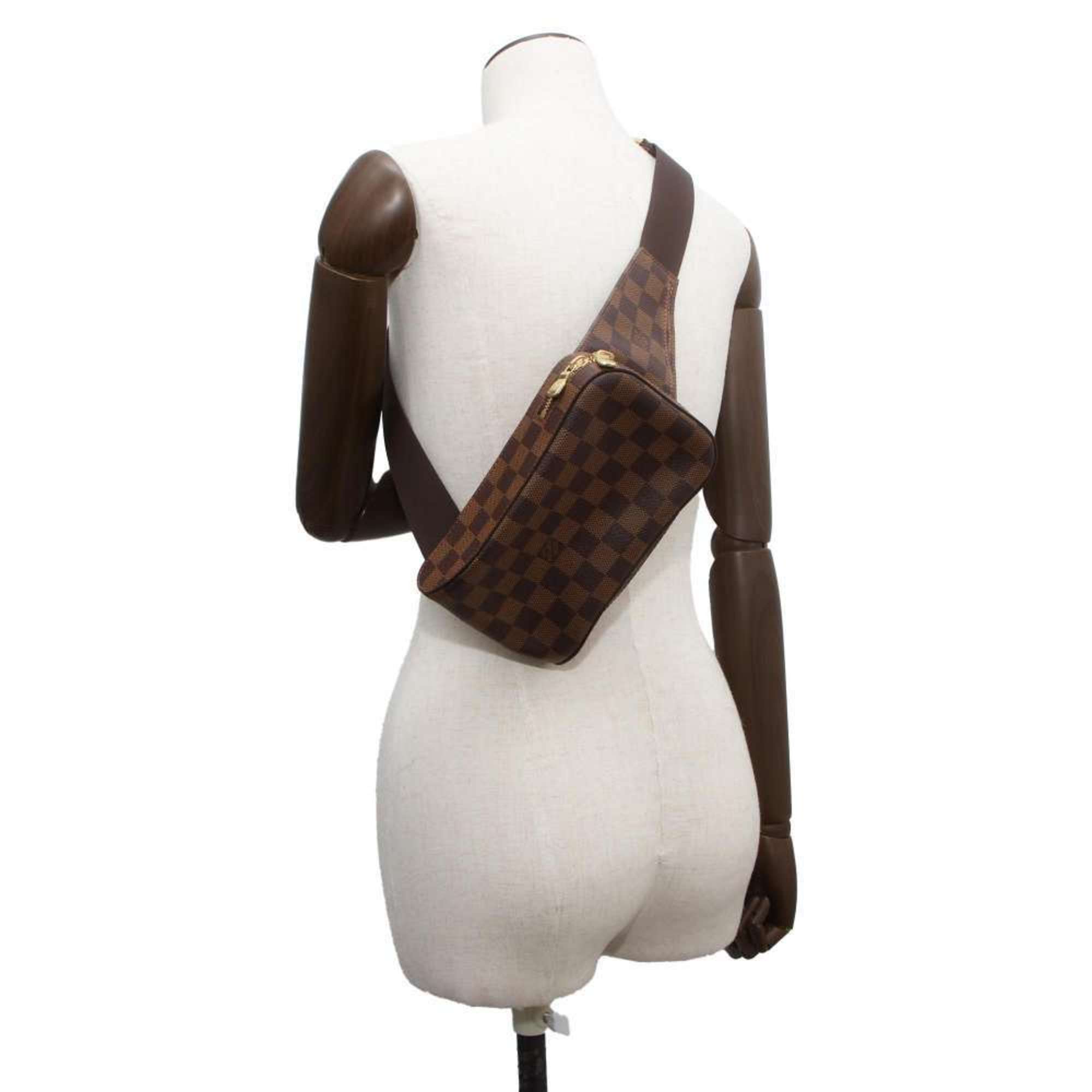 Louis Vuitton Body Bag Damier Ebene Geronimos N51994 LOUIS VUITTON Shoulder Waist Pouch Men's