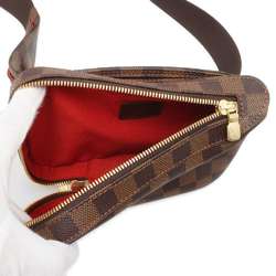 Louis Vuitton Body Bag Damier Ebene Geronimos N51994 LOUIS VUITTON Shoulder Waist Pouch Men's