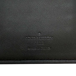 Louis Vuitton Long Wallet Monogram Shadow Portefeuille Brazza M62900 LOUIS VUITTON Black Men's