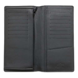 Louis Vuitton Long Wallet Monogram Shadow Portefeuille Brazza M62900 LOUIS VUITTON Black Men's