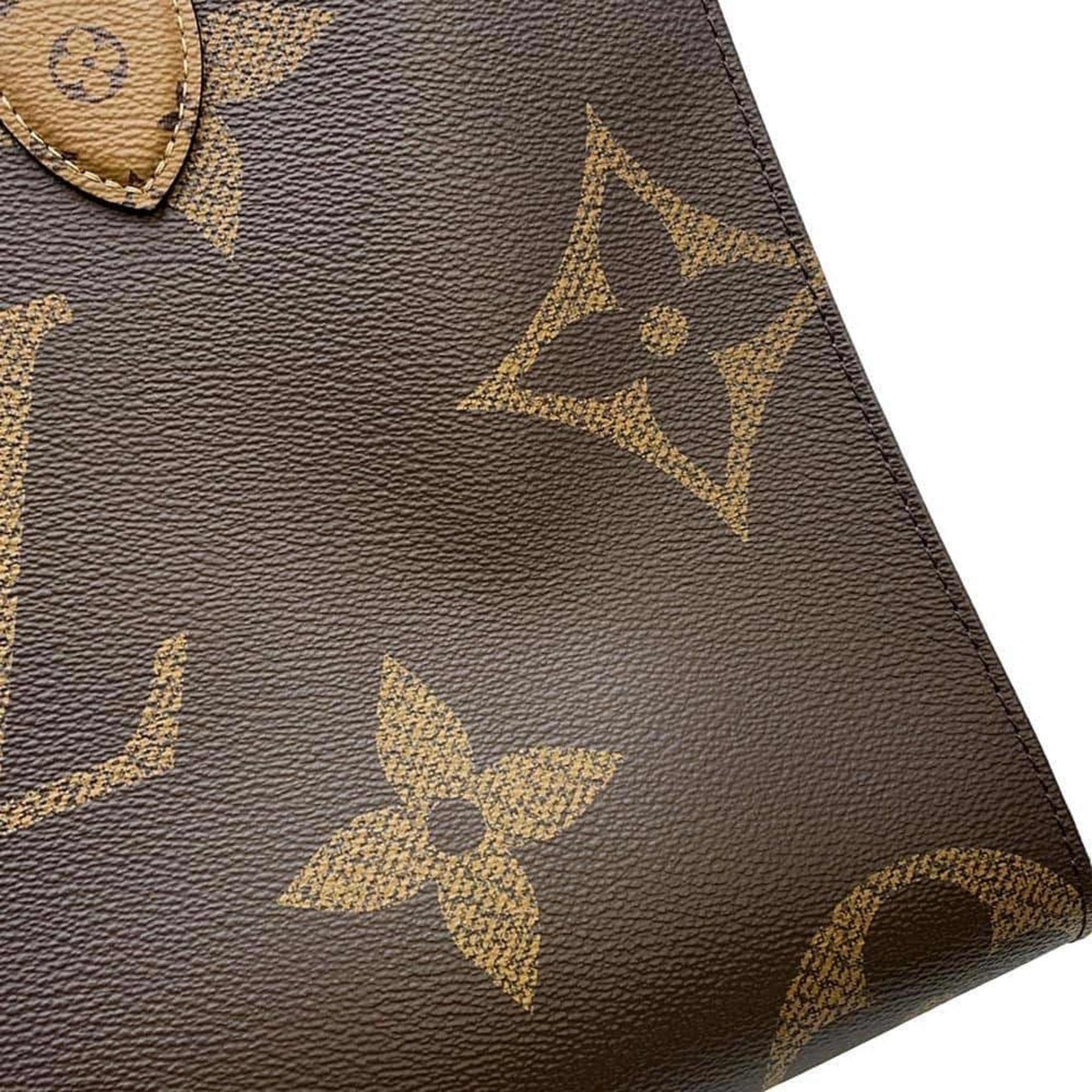 Louis Vuitton Tote Bag Monogram Reverse Giant On-the-Go MM M45321 2way