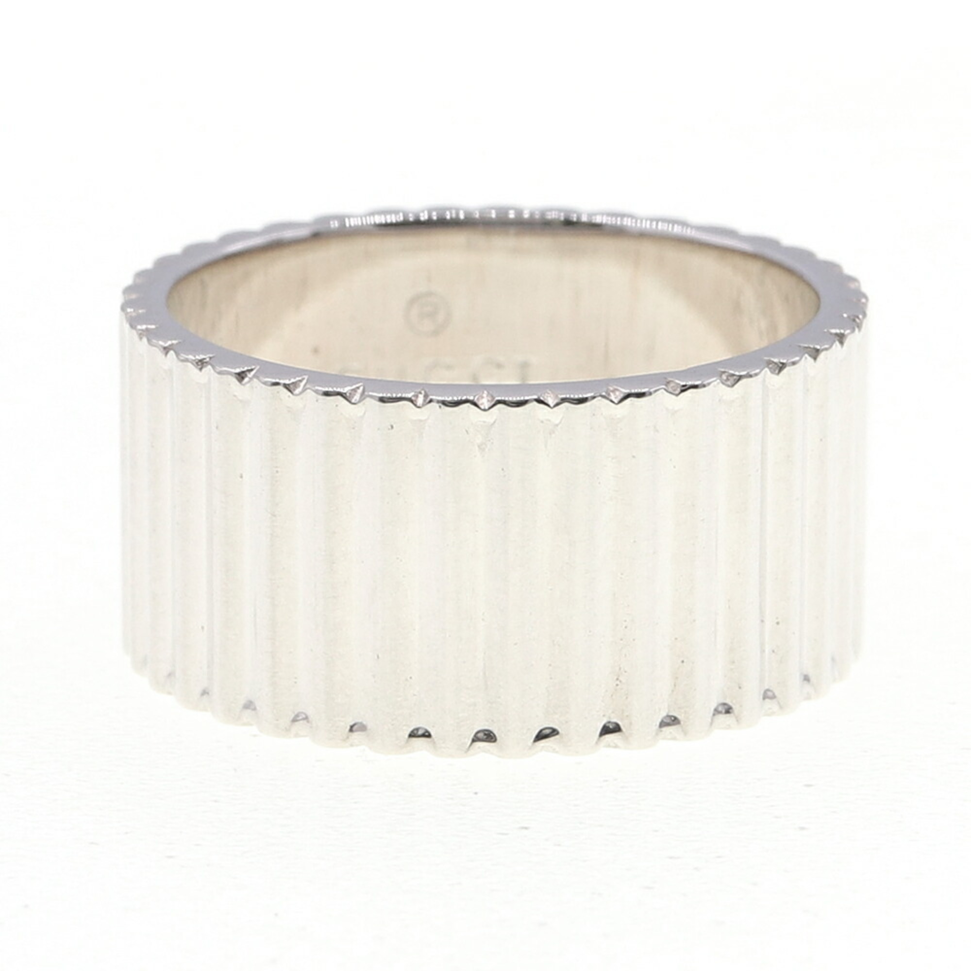 Gucci Ring Coin Edge SV Sterling Silver 925 Women's GUCCI