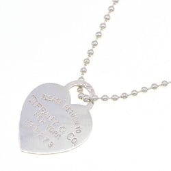 Tiffany Necklace Return to Heart Tag SV Sterling Silver 925 Pendant Long Ball Chain Women's TIFFANY & CO