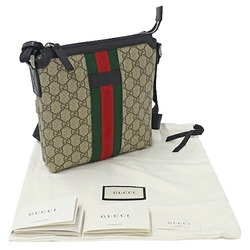 GUCCI Bags for Women and Men Shoulder GG Supreme Shelly Beige Black 471454