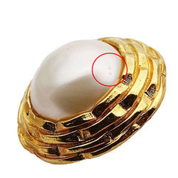 CHANEL Earrings for Women, Faux Pearl, Gold