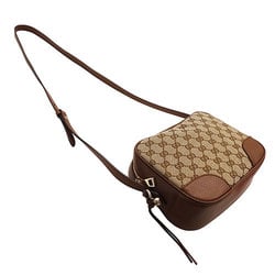 GUCCI Women's Shoulder Bag GG Canvas Brown 449413