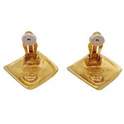 CHANEL Earrings for Women, Gold, Coco Mark, Diamond Shape