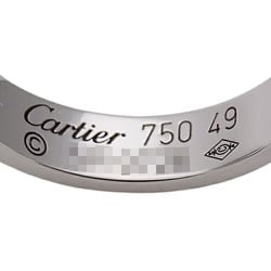 Cartier Ring for Women, 750WG Happy Birthday, White Gold, #49, Size 9, Polished