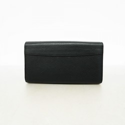 Louis Vuitton Long Wallet Taurillon Portefeuille Capucines M61248 Noir Ladies