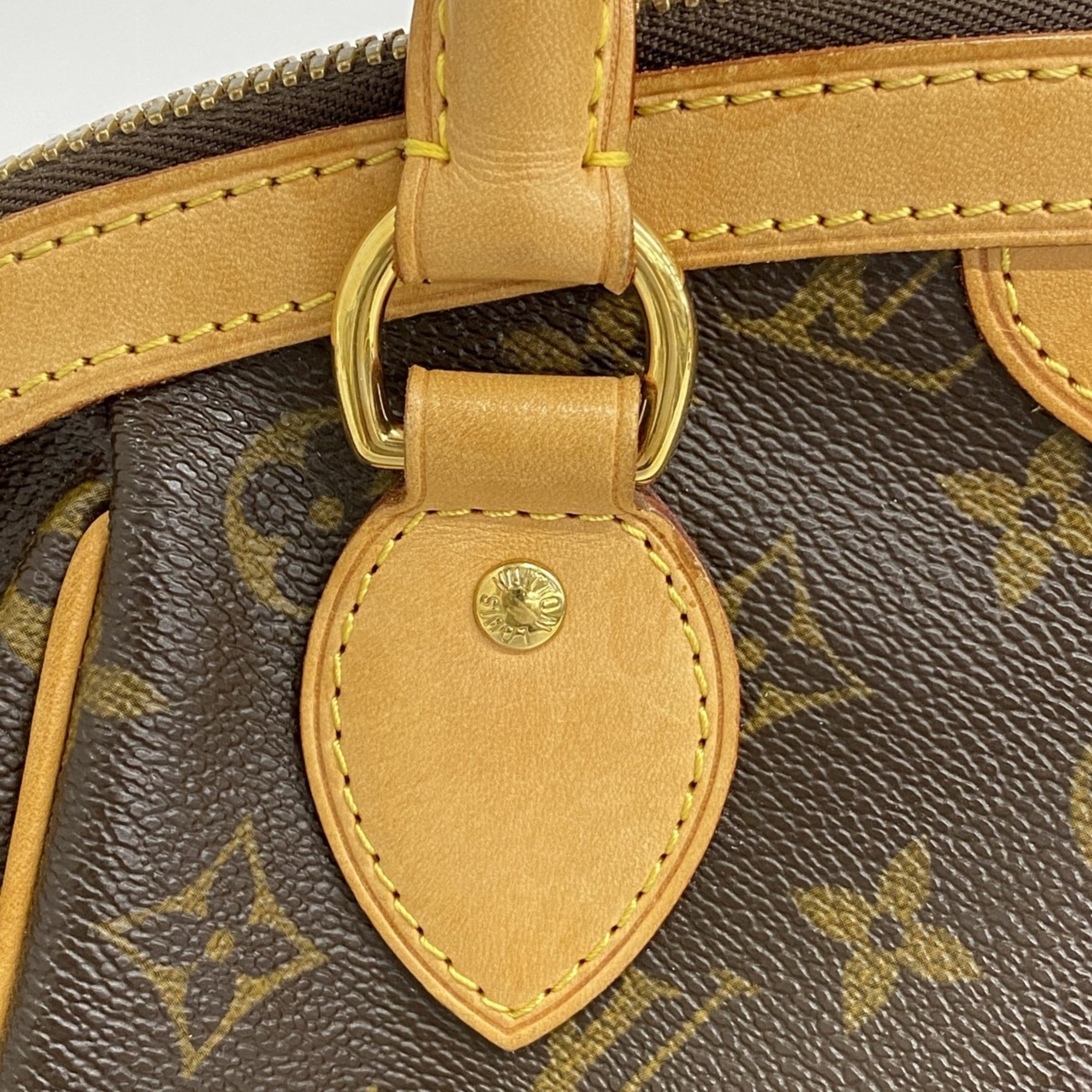 Louis Vuitton Handbag Monogram Tivoli PM M40143 Brown Ladies