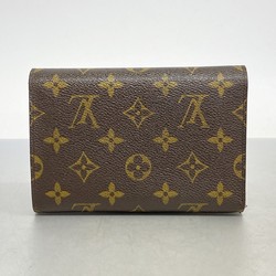 Louis Vuitton Tri-fold Wallet Monogram Porte Tresor Etui Papier M61202 Brown Men's Women's