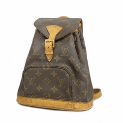 Louis Vuitton Backpack Daypack Monogram Montsouris M51137 Brown Women's