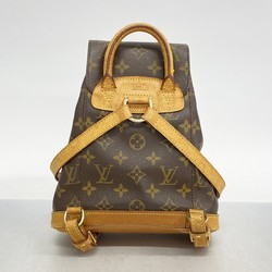 Louis Vuitton Backpack Daypack Monogram Montsouris M51137 Brown Women's