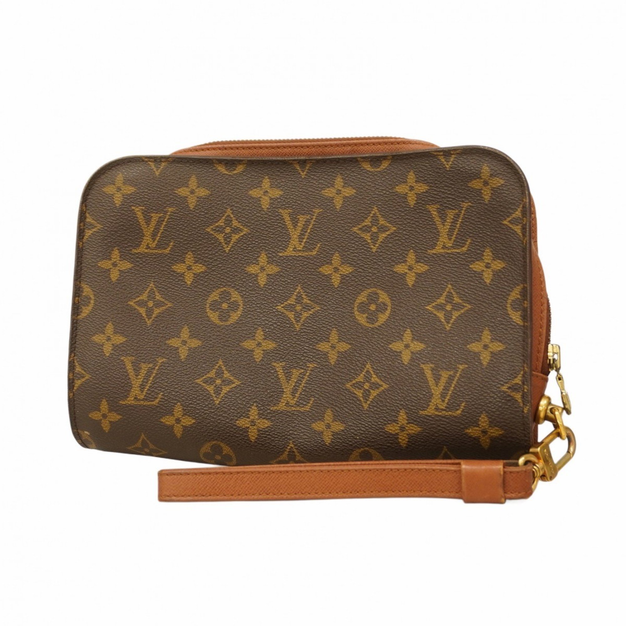 Louis Vuitton Clutch Bag Monogram Orsay M51790 Brown Men's