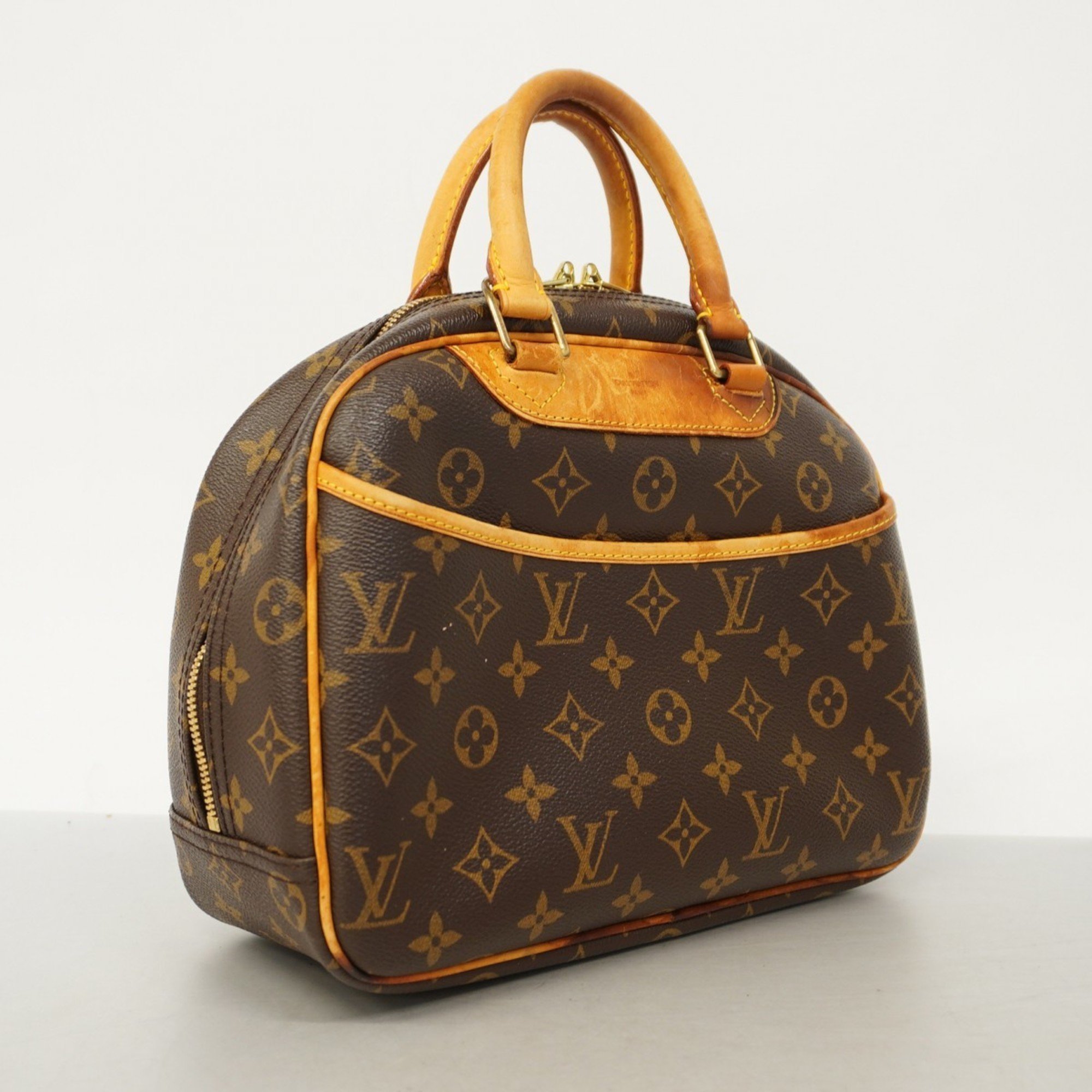 Louis Vuitton Handbag Monogram Trouville M42228 Brown Ladies