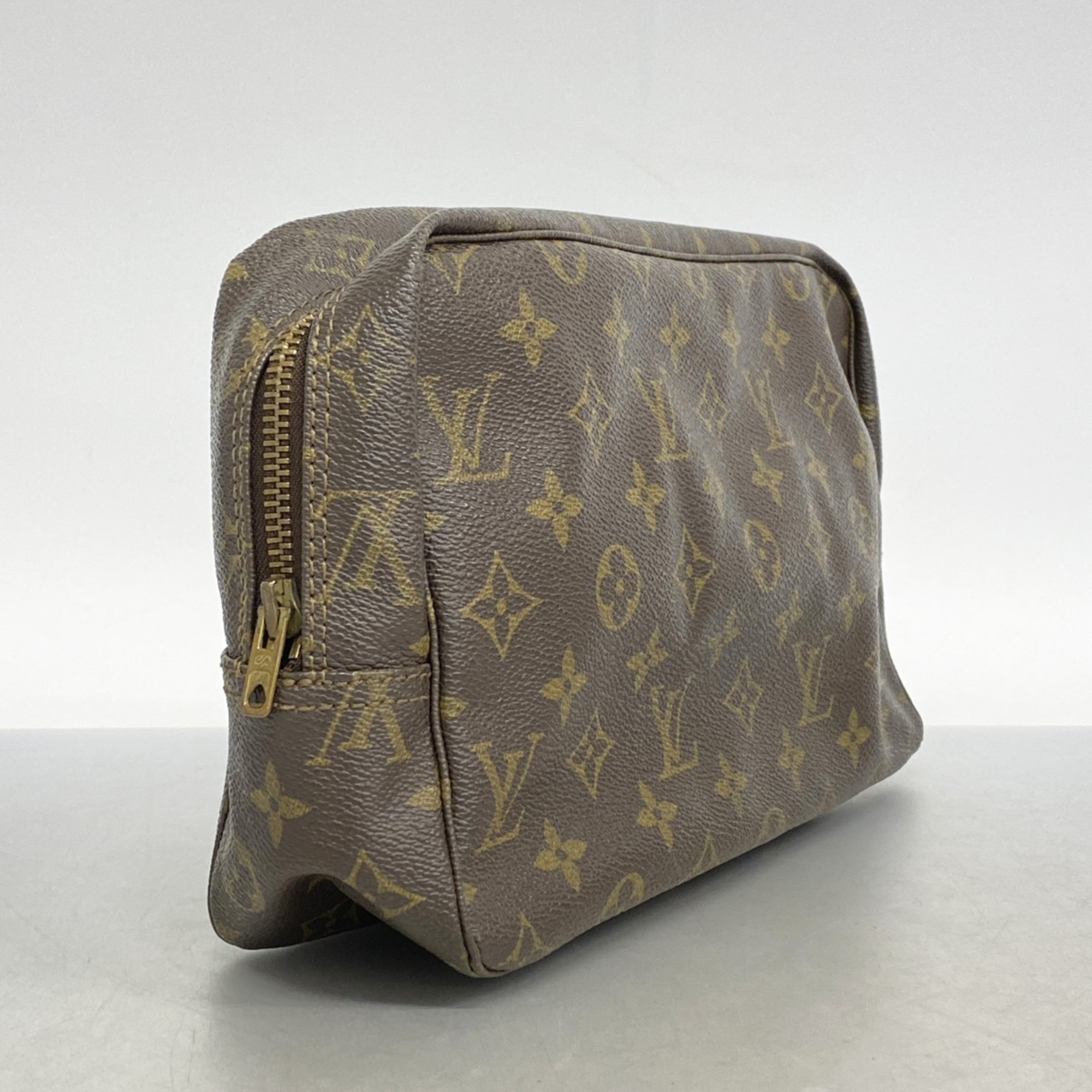 Louis Vuitton Pouch Monogram True Toilet 28 M47522 Brown Ladies