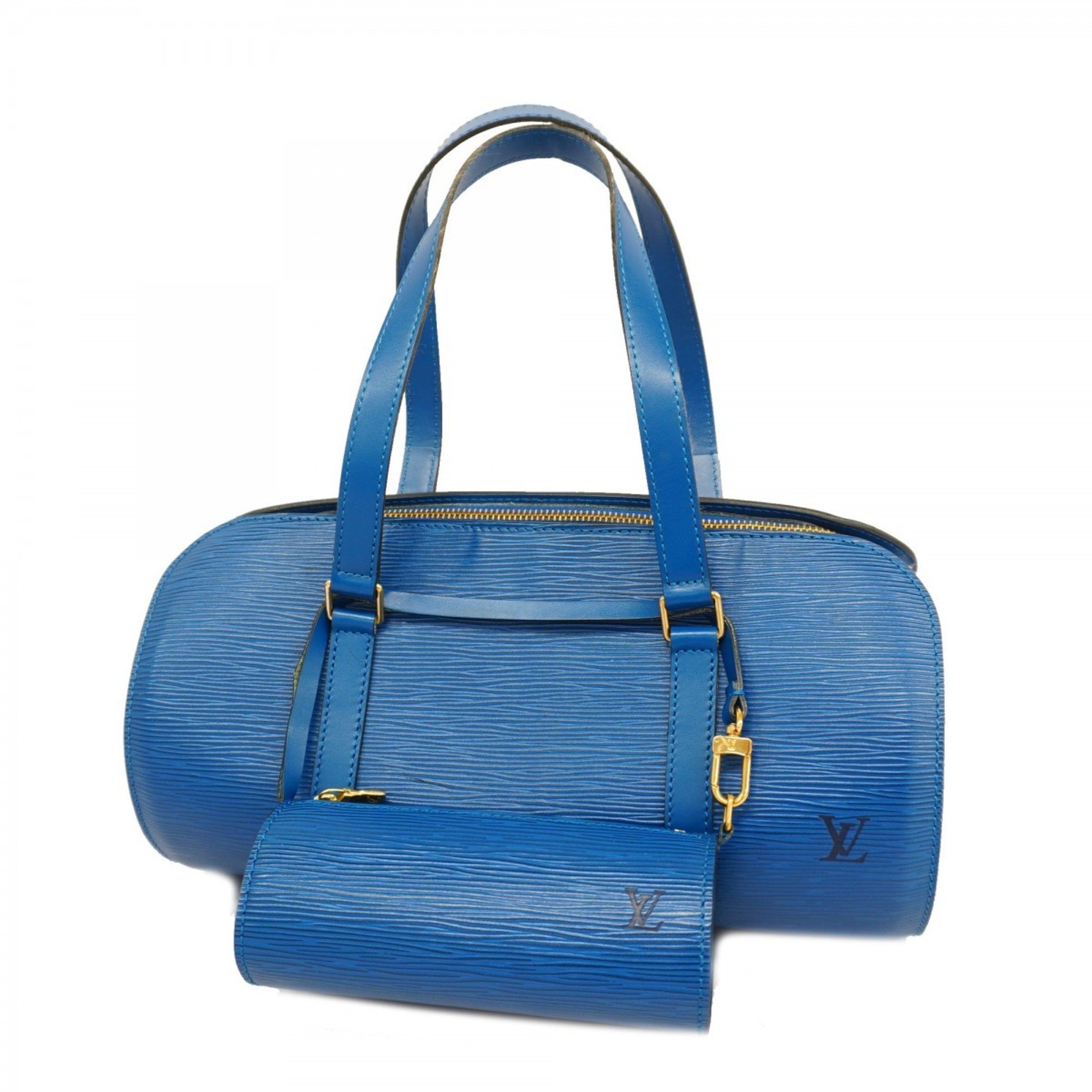 Louis Vuitton Handbag Epi Soufflot M52225 Toledo Blue Ladies