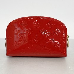 Louis Vuitton Pouch Vernis Pochette Tick M91496 Pomme d'Amour Ladies